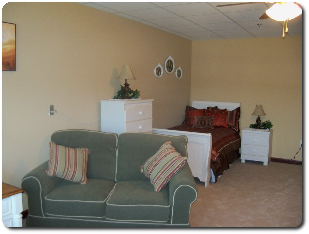 A single suite, we encourage residents to make their rooms as home like as possible.