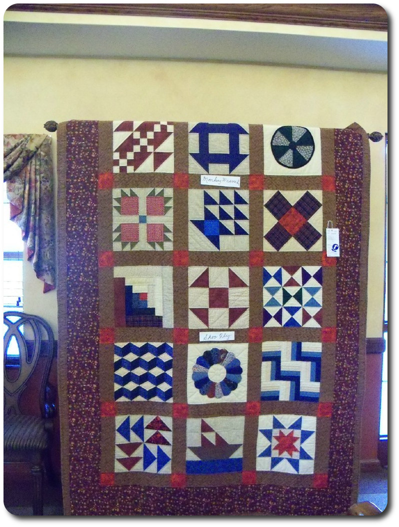 Underground Railroad quilt made by our resident.